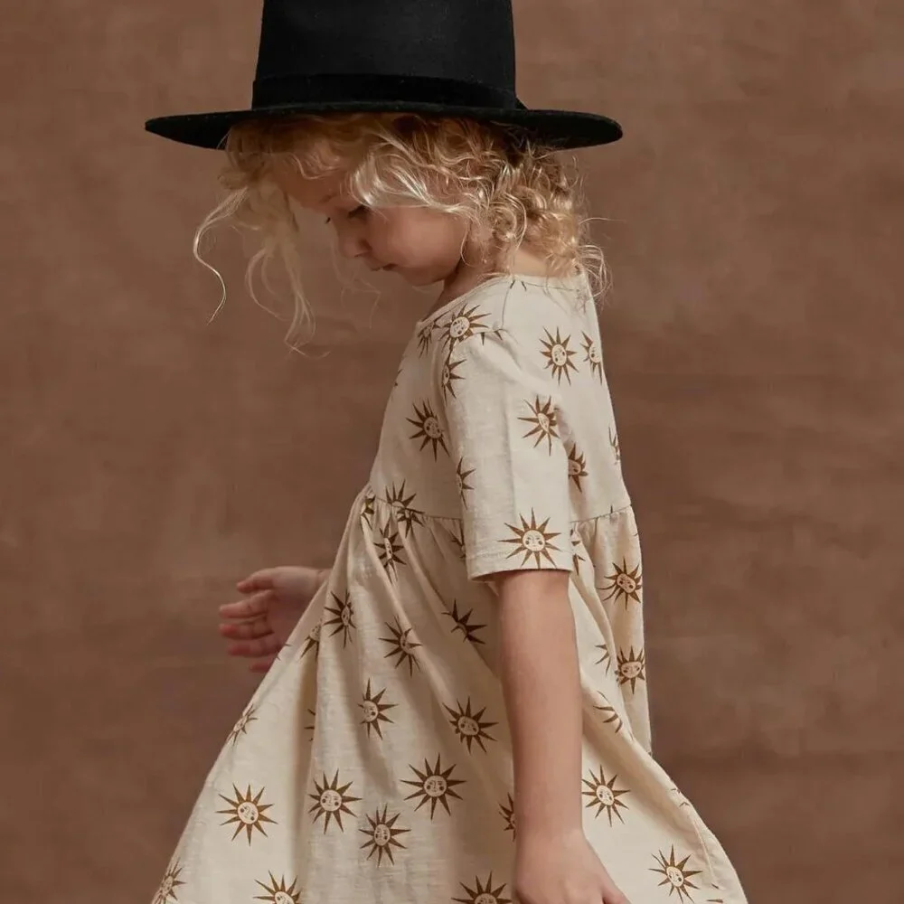 NWT - Cute little Rylee + Cru dress, 100% organic​​​​​